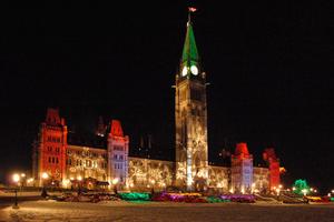 Ottawa By Night - NCC Christmas Lights in Ottawa-