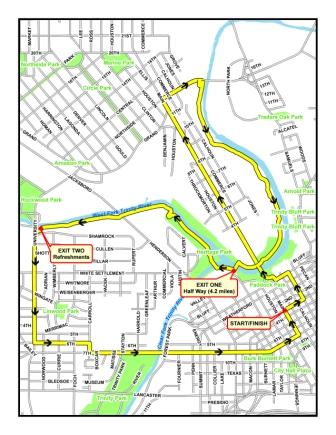 2010 Route Map