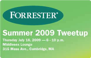 Forrester Summer 2009 Tweetup