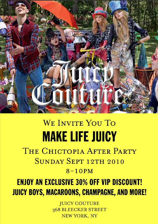 Juicy After Party Invite