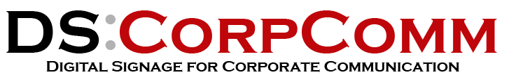 Digital Signage for Corporate Communication