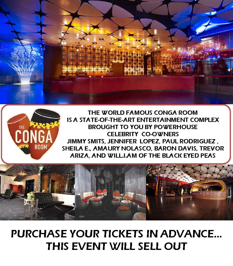 Conga Room Welcome Party Information