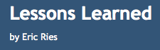 Eric Ries -- The Lean Startup