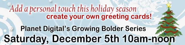 Custom Greeting Cards Banner Create custom greeting cards - December 5th
