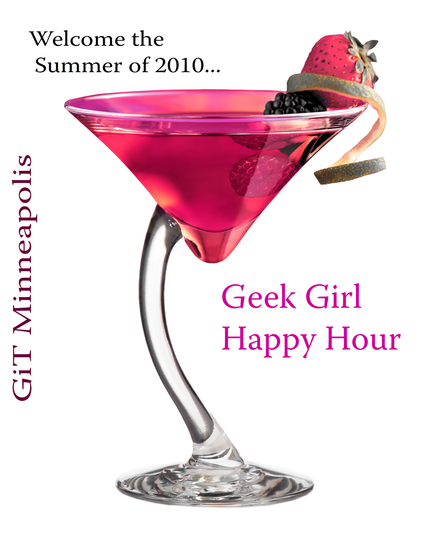 Geek girl happy hour