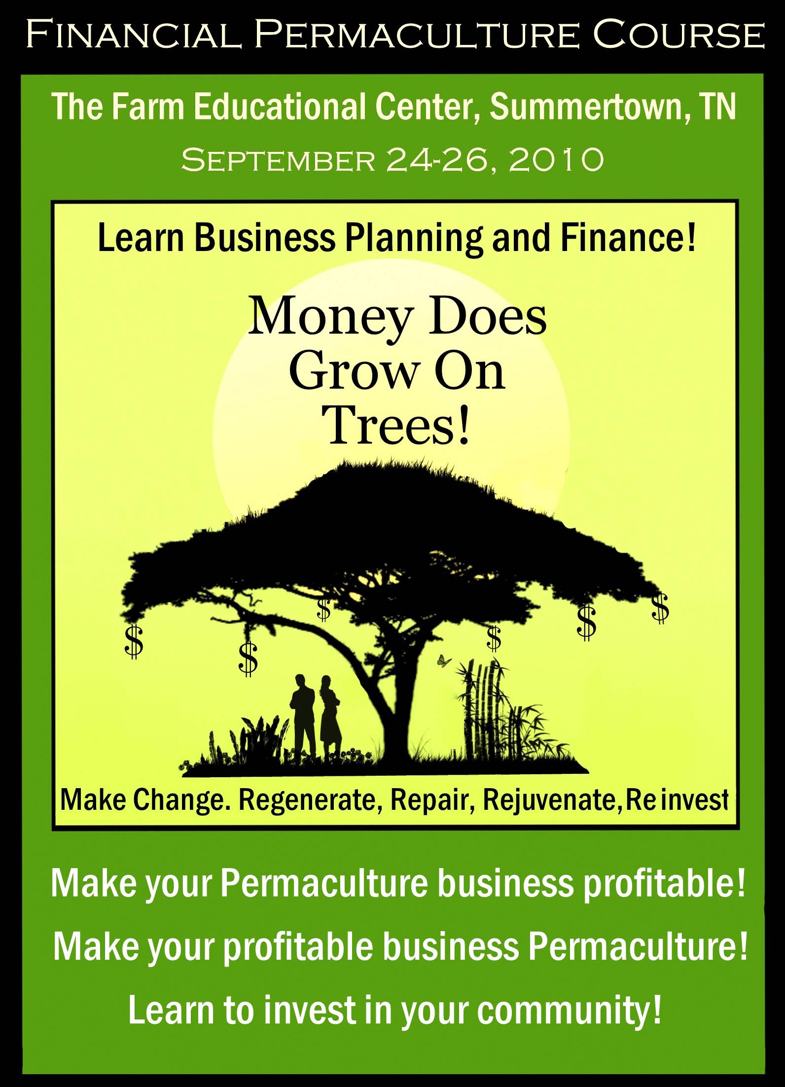 Finacial Permaculture Course Graphic Finacial Permaculture Course Graphic