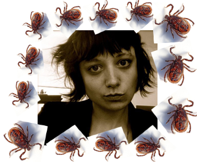 nikole's tick parade nikole with ticks