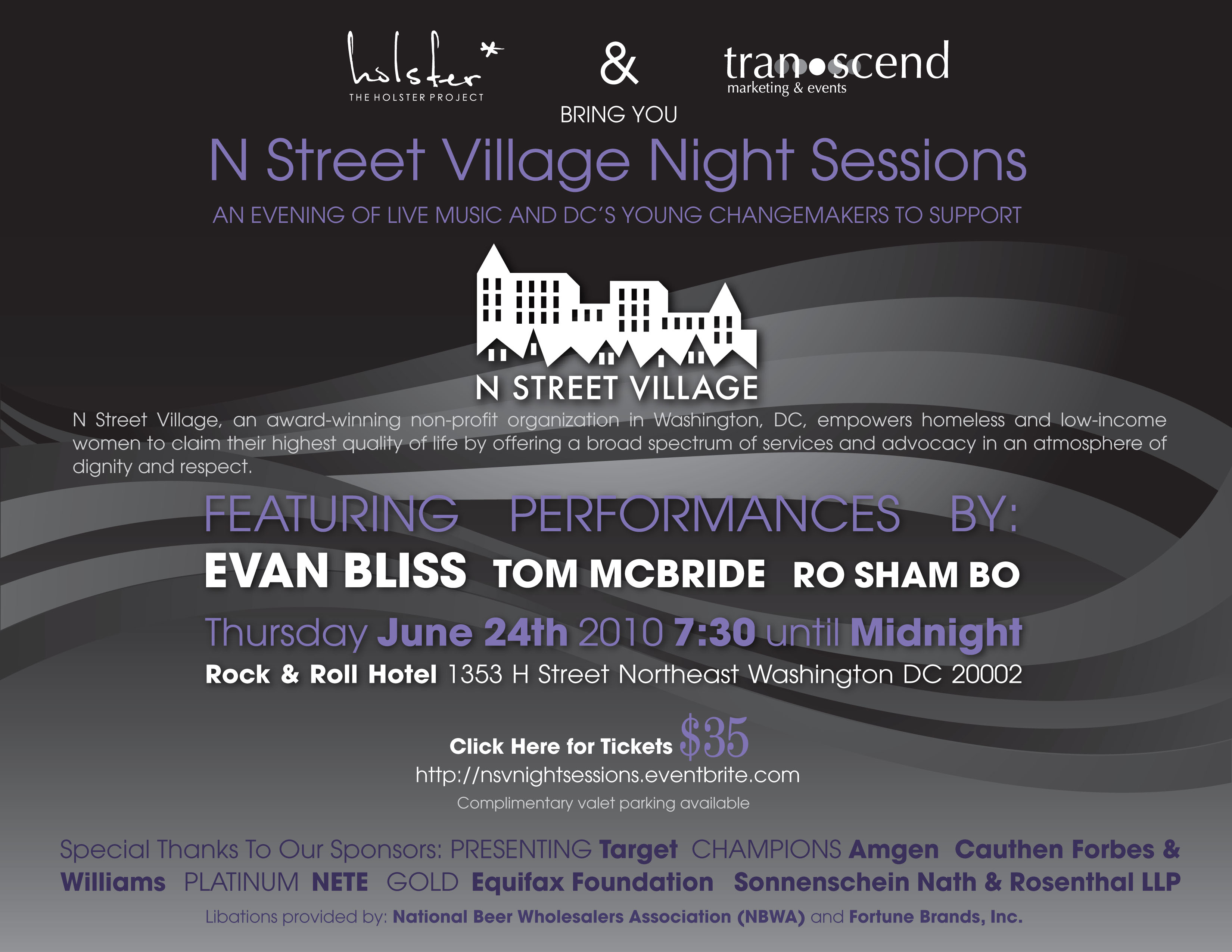 NSV night sessions flyer
