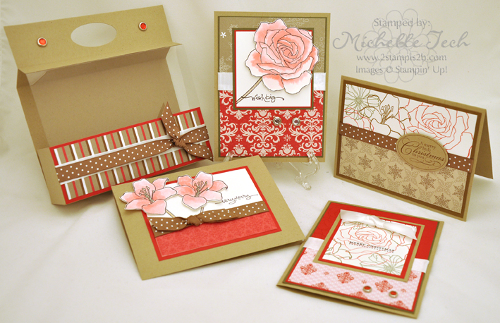 2stampis2b Michelle Tech Stampin' Up! Rapid City Black Hills South Dakota Fifth Avenue Floral Christmas Cocoa Class