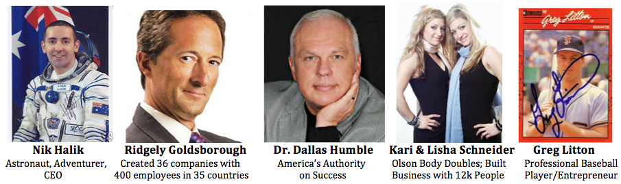 Dream Weekend Speaker Lineup