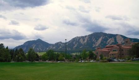 Flatirons View View from the Business Field