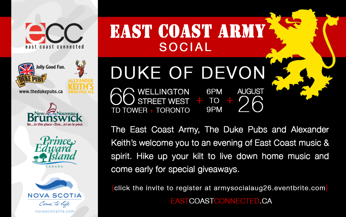 East Coast Army Social August 26