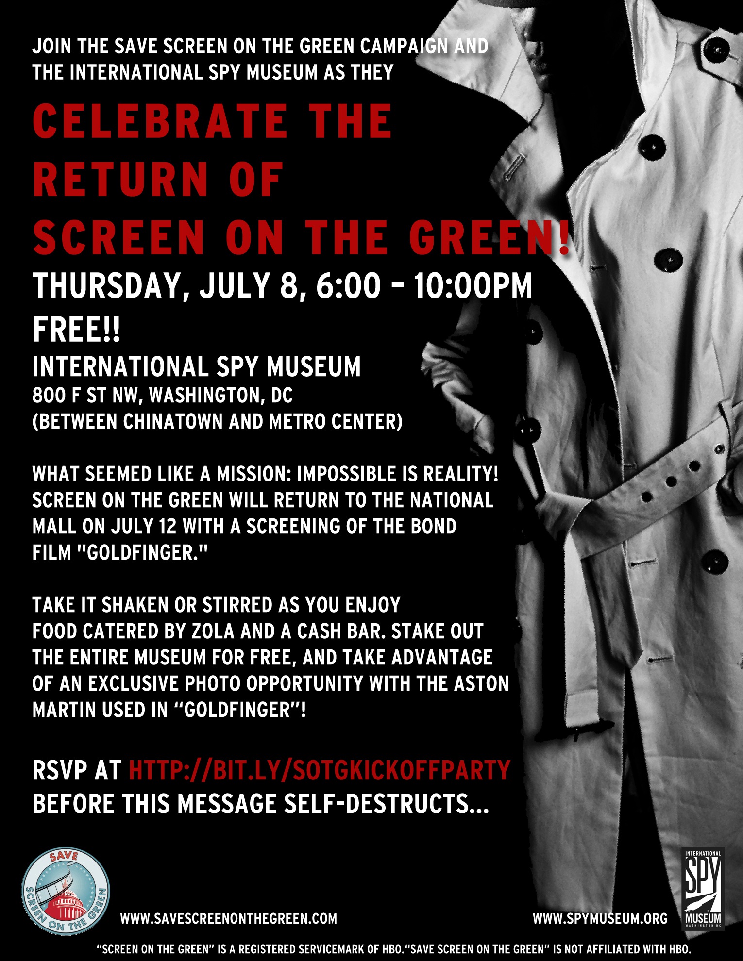 Save Screen on the Green Kick-Off Celebration and Party