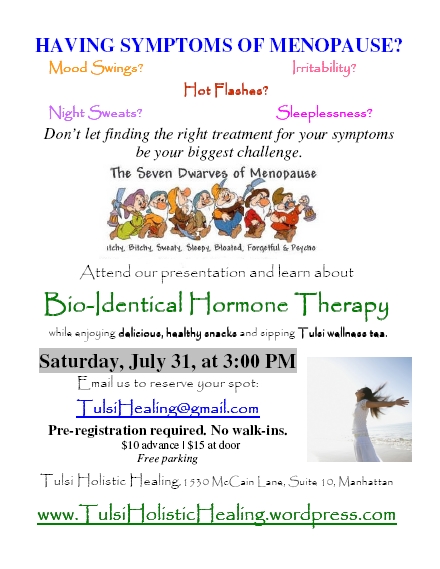 Bio-Identical Hormones- Tulsi Holistic Healing