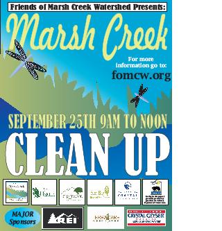 marsh creek cleanup flyer