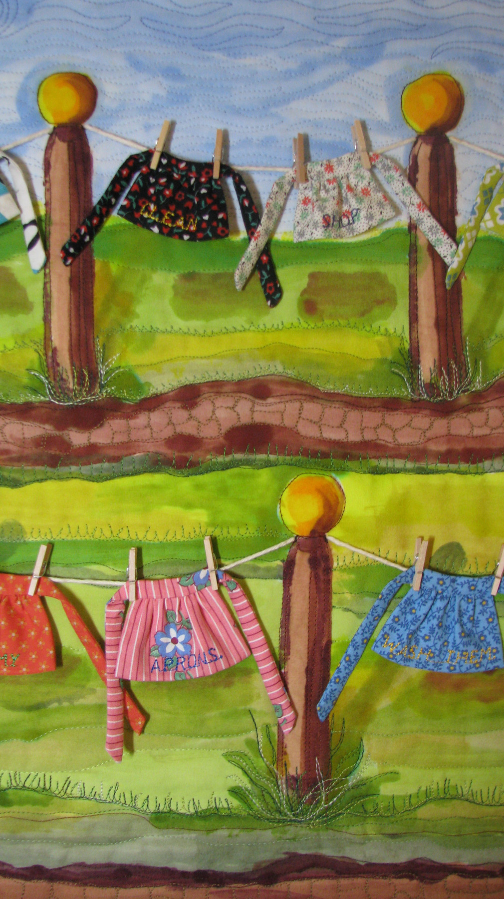 Repeat Forever by Martha C. Hall Repeat Forever Quilt Detail
