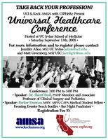 Take Back Your Profession!  UCI & USC AMSA with CSPHeRe...