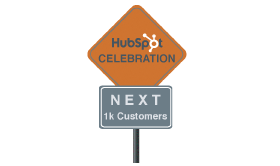 HubSpot 1K Customers Celebration