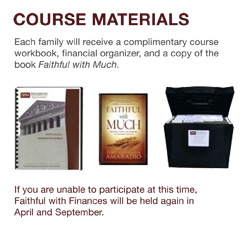Faithful with Finances Course Materials Faithful with Finances Course Materials