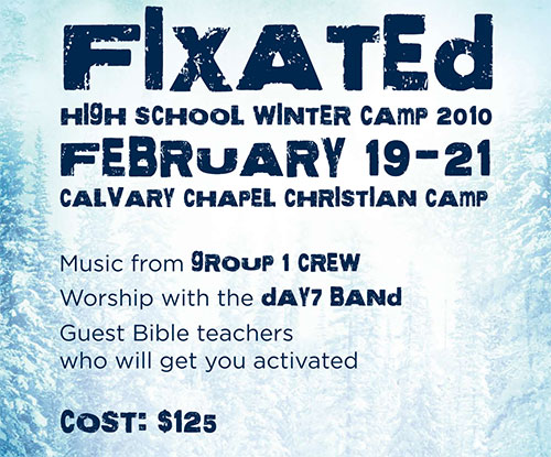 High School Winter Camp Flyer 2010