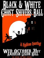The Black & White Ghost Shivers Ball ~ A Highbrow Halloween...