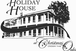 Holiday House at Christmas Under the Oaks