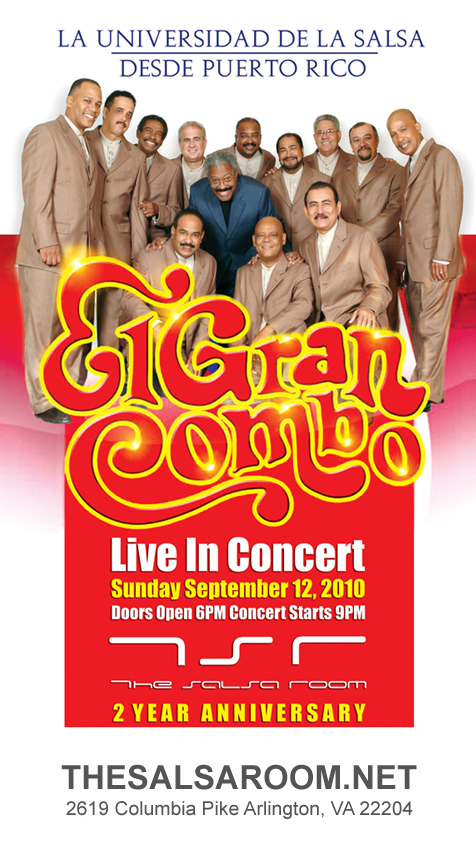 El Gran Combo Live In Concert At The Salsa Room