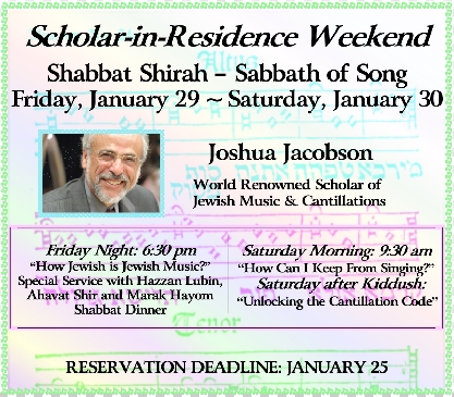 Scholar-in-Residence Weekend