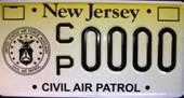 NJ Wing CAP License Plate Registration