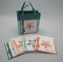 eScape with Fresh Cuts Note Tote & Cards