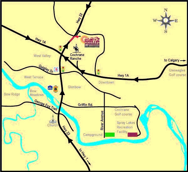 Map to RancheHouse