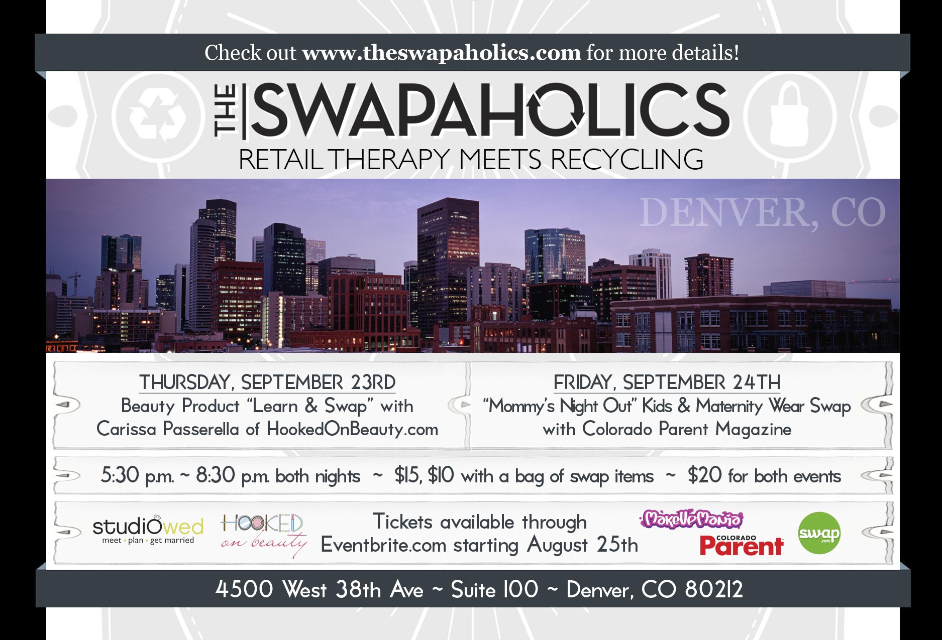 Swapaholics Denver Swaps September 2010