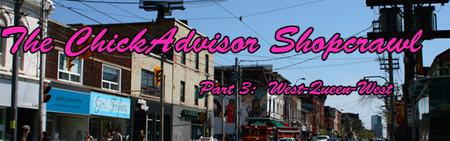 The ChickAdvisor Shop Crawl (Shopping/Party Only)