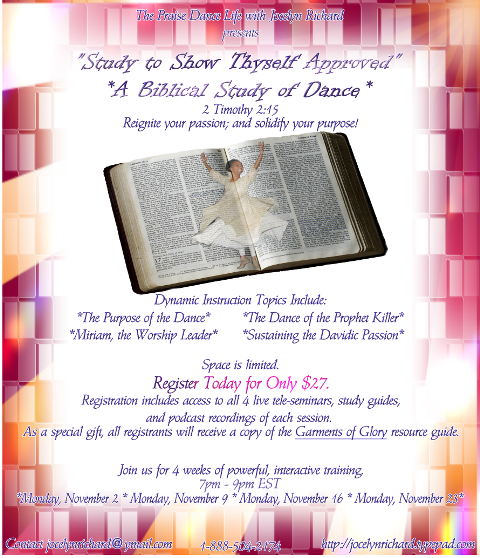 Biblical Study of Dance Flyer