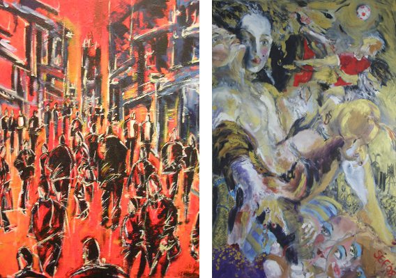 Figures on Canvas