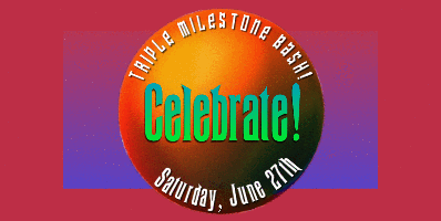 Blaney's Triple Milestone Bash - Come Celebrate with Me!