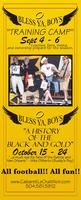 BLESS YA BOYS: A HISTORY OF THE BLACK AND GOLD: FRI OCT 16