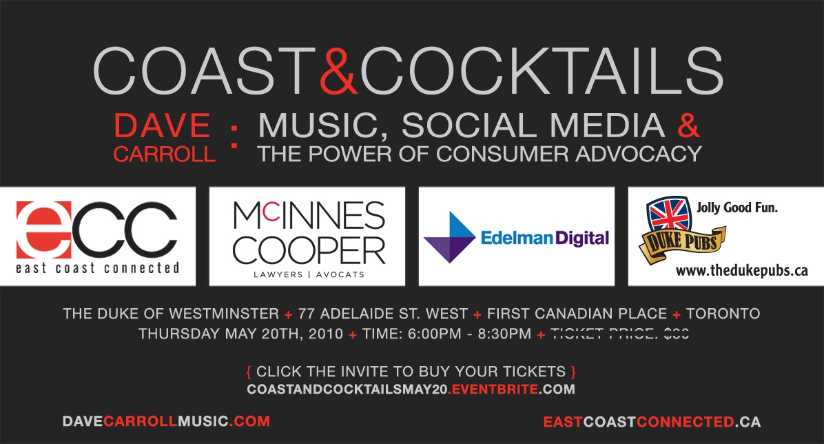 Coast & Cocktails with Dave Carroll Coast & Cocktails with Dave Carroll