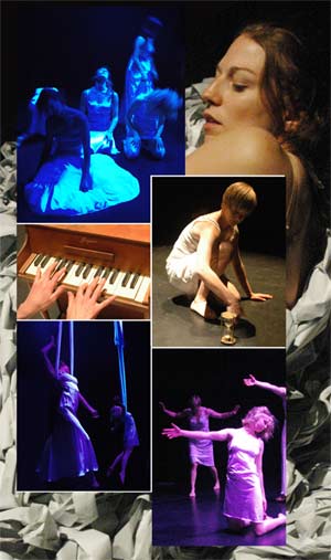 photo montage of Nicole and dancers