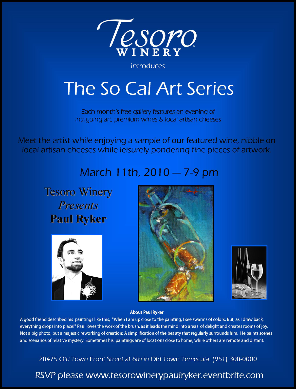 Tesoro Winery So Cal Art Series So Cal Art Series - Paul Ryker