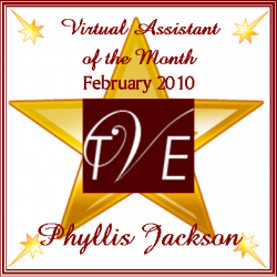 VA of the Month Award