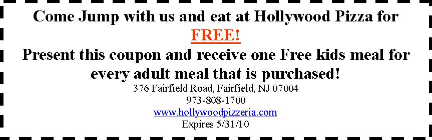Fairfield pizza coupons