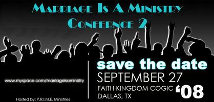 Marriage Is A Ministry Conference 2