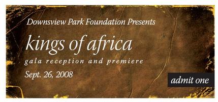 Kings of Africa  gala reception and premiere